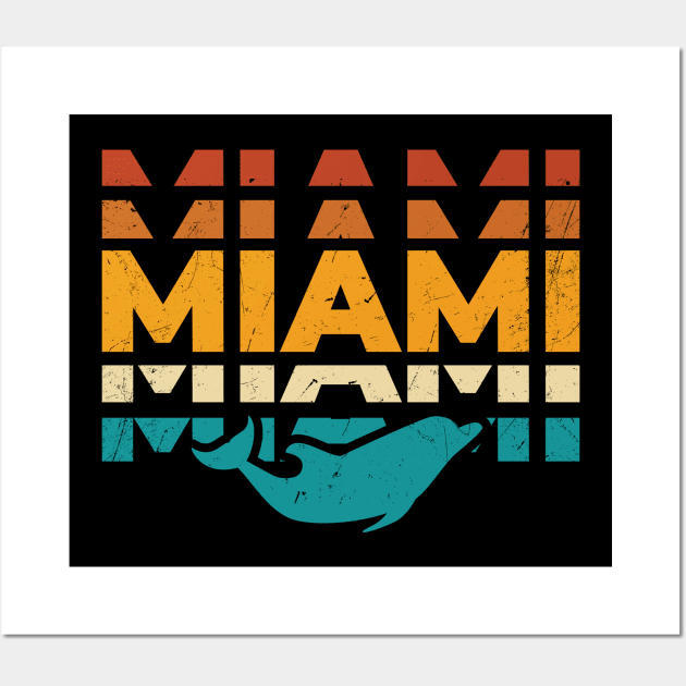 Miami Miami Football Fan Wall Art by Emroonboy